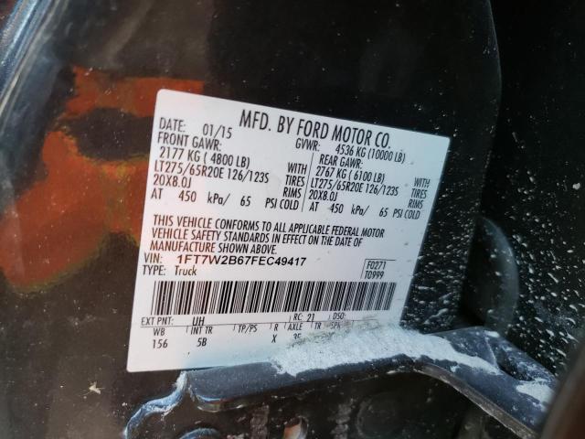 Photo 9 VIN: 1FT7W2B67FEC49417 - FORD F250 SUPER 