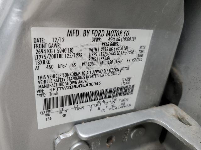 Photo 11 VIN: 1FT7W2B68DEA38045 - FORD F250 SUPER 