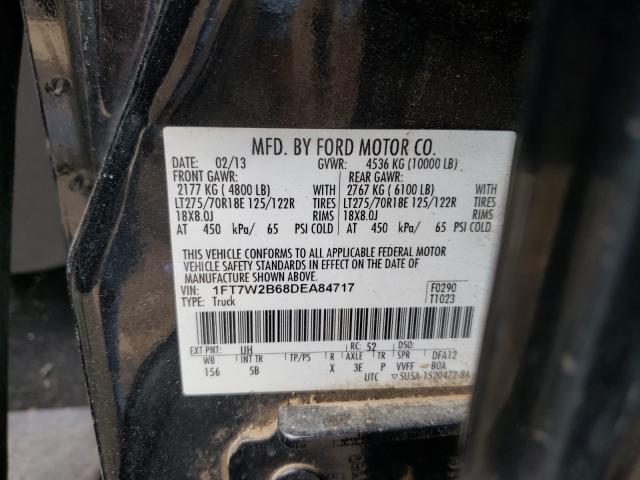 Photo 9 VIN: 1FT7W2B68DEA84717 - FORD F250 SUPER 