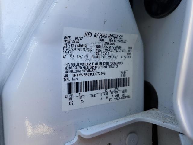 Photo 9 VIN: 1FT7W2B69CEC72502 - FORD F250 SUPER 