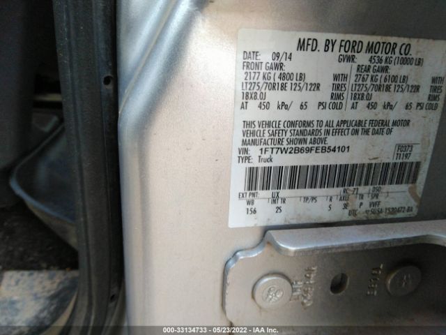 Photo 8 VIN: 1FT7W2B69FEB54101 - FORD SUPER DUTY F-250 SRW 