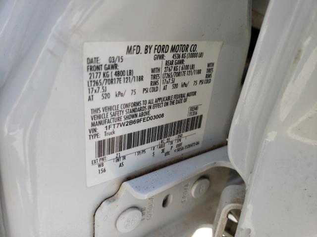 Photo 9 VIN: 1FT7W2B69FED03008 - FORD F250 SUPER 