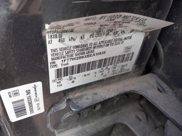 Photo 11 VIN: 1FT7W2B6XBEA10535 - FORD F250 SUPER 