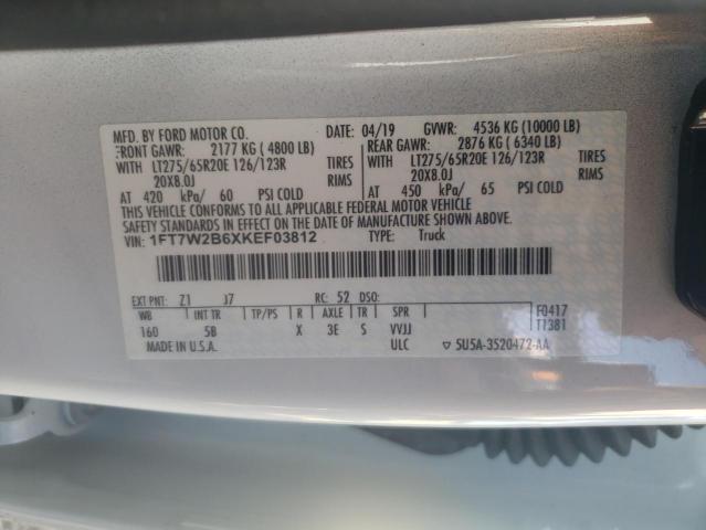 Photo 9 VIN: 1FT7W2B6XKEF03812 - FORD F250 SUPER 