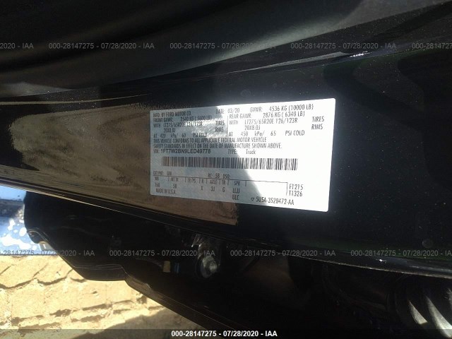 Photo 8 VIN: 1FT7W2BN9LED49778 - FORD SUPER DUTY F-250 SRW 