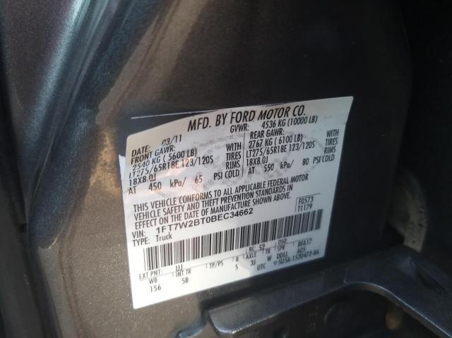 Photo 9 VIN: 1FT7W2BT0BEC34662 - FORD F250 SUPER 