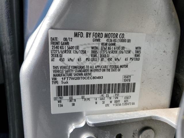 Photo 9 VIN: 1FT7W2BT0CEC80493 - FORD F250 SUPER 