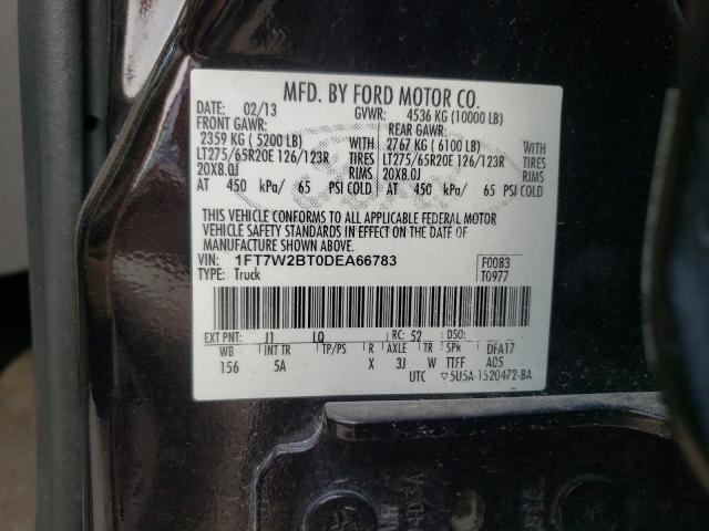 Photo 9 VIN: 1FT7W2BT0DEA66783 - FORD F250 SUPER 