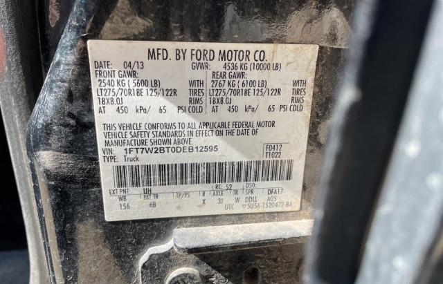 Photo 9 VIN: 1FT7W2BT0DEB12595 - FORD F250 SUPER 