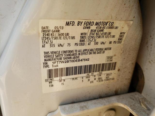 Photo 9 VIN: 1FT7W2BT0DEB47542 - FORD F250 SUPER 