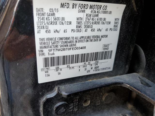 Photo 11 VIN: 1FT7W2BT0FED03405 - FORD F250 