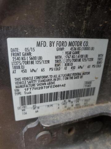 Photo 11 VIN: 1FT7W2BT0FED66942 - FORD F250 SUPER 