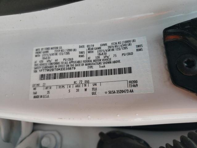 Photo 12 VIN: 1FT7W2BT0KEE35879 - FORD F250 SUPER 