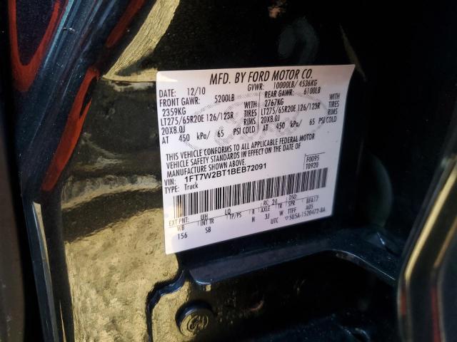 Photo 12 VIN: 1FT7W2BT1BEB72091 - FORD F250 SUPER 