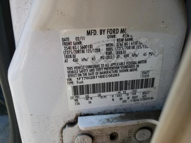 Photo 11 VIN: 1FT7W2BT1BEC05283 - FORD F250 SUPER 