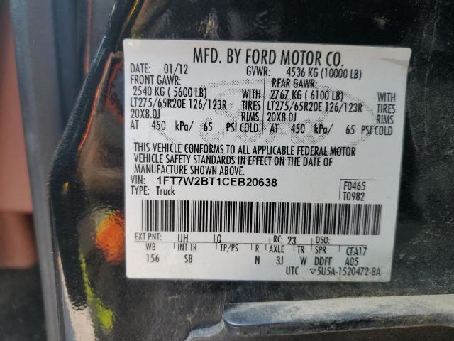 Photo 11 VIN: 1FT7W2BT1CEB20638 - FORD F250 