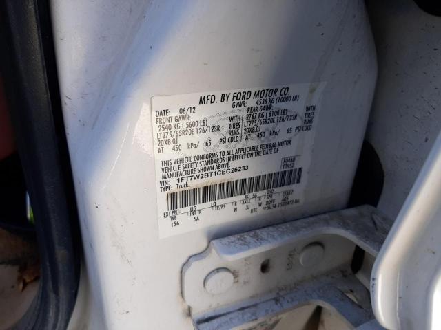 Photo 12 VIN: 1FT7W2BT1CEC26233 - FORD F250 SUPER 