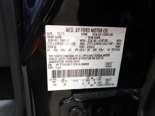 Photo 9 VIN: 1FT7W2BT1DEA30665 - FORD F250 SUPER 