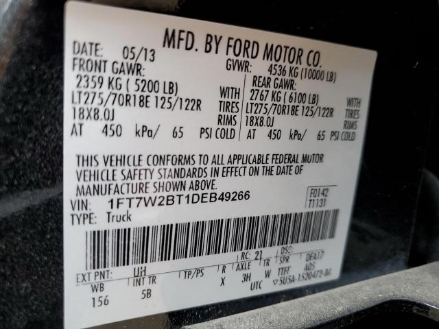 Photo 9 VIN: 1FT7W2BT1DEB49266 - FORD F250 SUPER 