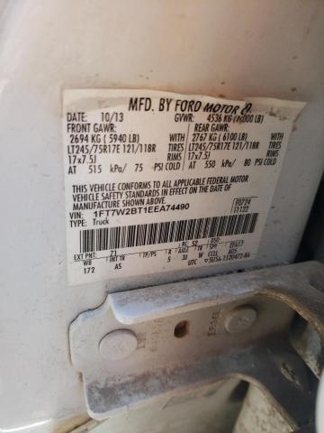 Photo 11 VIN: 1FT7W2BT1EEA74490 - FORD F250 