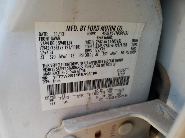 Photo 9 VIN: 1FT7W2BT1EEA93198 - FORD F250 SUPER 