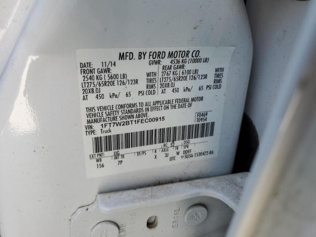 Photo 9 VIN: 1FT7W2BT1FEC00915 - FORD F250 SUPER 