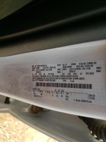 Photo 9 VIN: 1FT7W2BT1HEF35742 - FORD F250 SUPER 