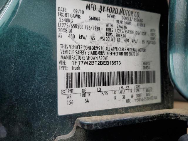 Photo 12 VIN: 1FT7W2BT2BEB18573 - FORD F250 SUPER 