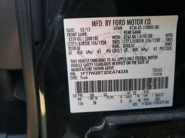 Photo 11 VIN: 1FT7W2BT2DEA74335 - FORD F250 