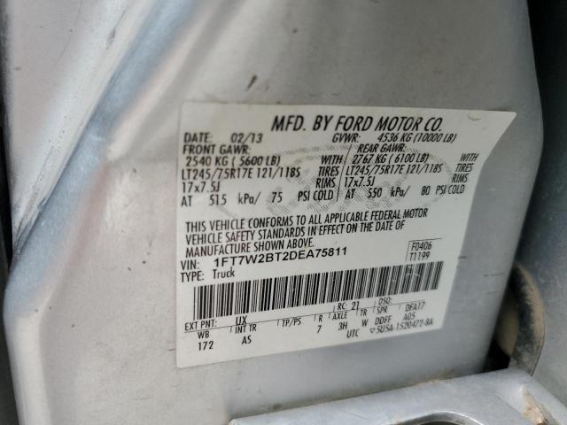 Photo 11 VIN: 1FT7W2BT2DEA75811 - FORD F250 SUPER 