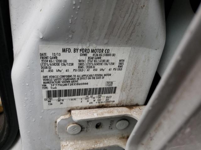 Photo 9 VIN: 1FT7W2BT2EEB23566 - FORD F250 SUPER 