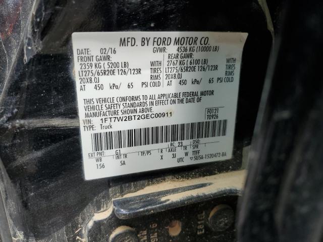 Photo 11 VIN: 1FT7W2BT2GEC00911 - FORD F250 SUPER 