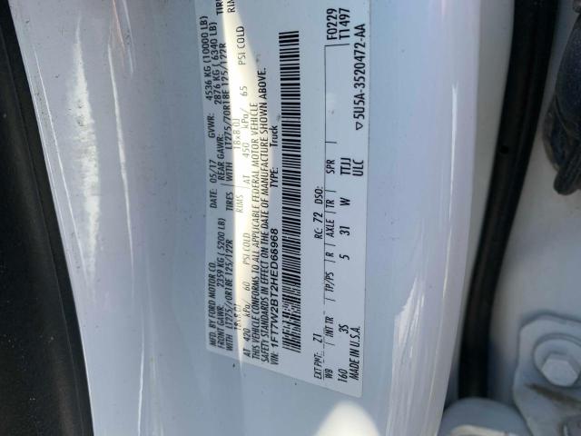 Photo 9 VIN: 1FT7W2BT2HED68968 - FORD SUPER DUTY F-250 SRW 