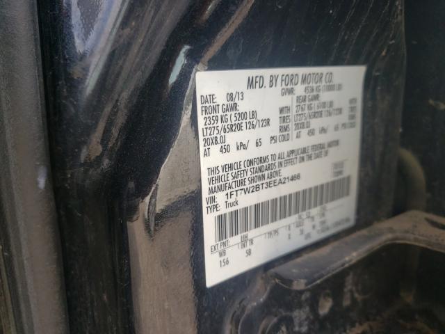 Photo 9 VIN: 1FT7W2BT3EEA21466 - FORD F250 SUPER 