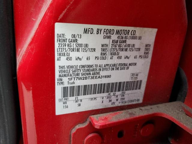 Photo 11 VIN: 1FT7W2BT3EEA31690 - FORD F250 