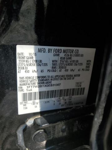 Photo 11 VIN: 1FT7W2BT3GEB31307 - FORD F250 