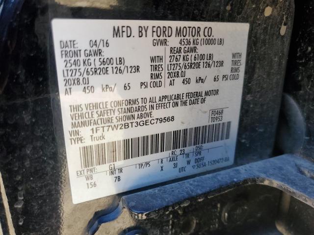 Photo 11 VIN: 1FT7W2BT3GEC79568 - FORD F250 SUPER 