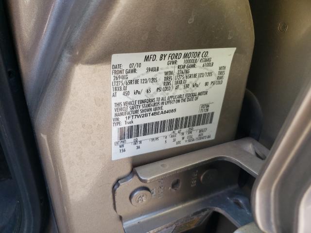 Photo 9 VIN: 1FT7W2BT4BEA84085 - FORD F250 SUPER 