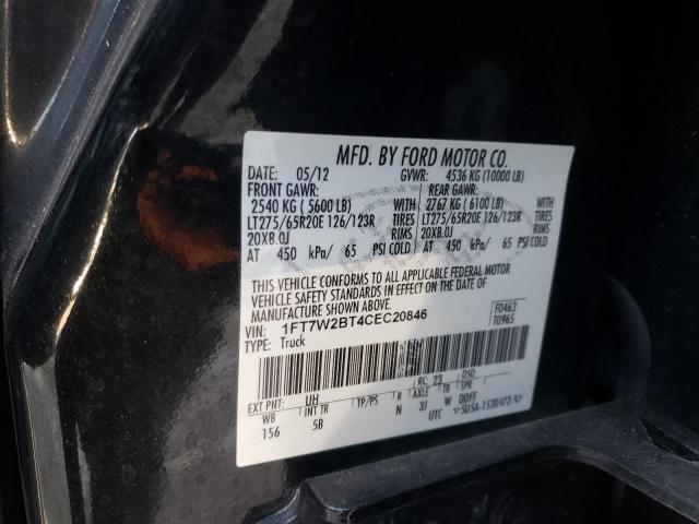 Photo 9 VIN: 1FT7W2BT4CEC20846 - FORD F250 SUPER 