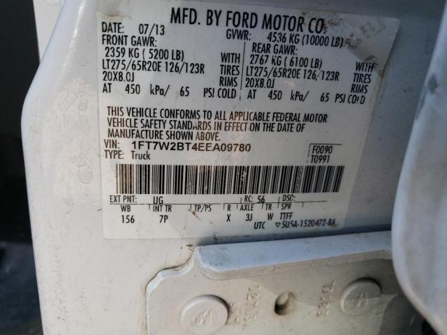 Photo 11 VIN: 1FT7W2BT4EEA09780 - FORD F250 SUPER 