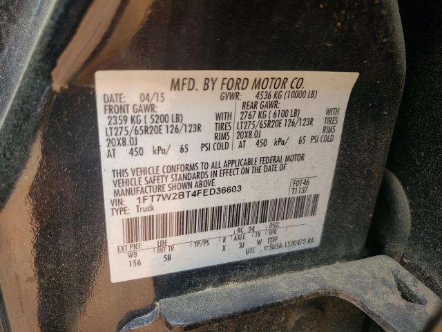 Photo 11 VIN: 1FT7W2BT4FED36603 - FORD F250 