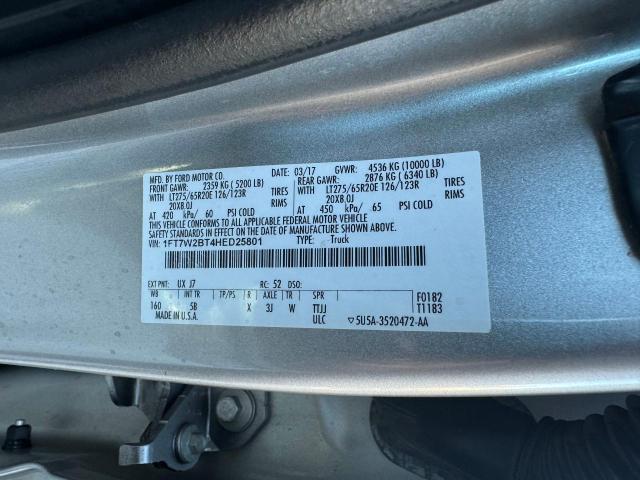 Photo 9 VIN: 1FT7W2BT4HED25801 - FORD F250 SUPER 