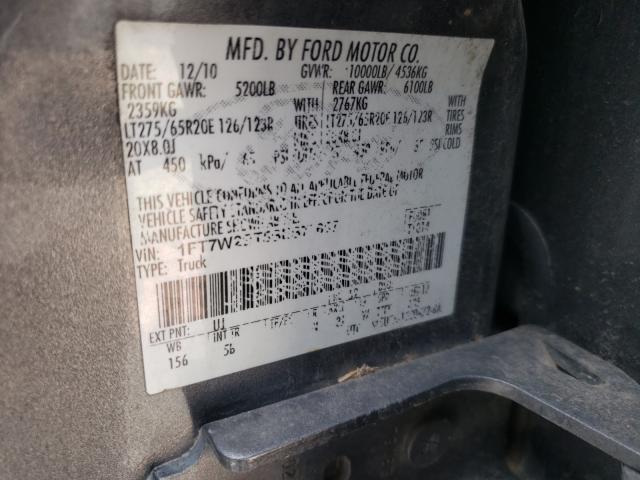 Photo 9 VIN: 1FT7W2BT5BEB79657 - FORD F250 SUPER 