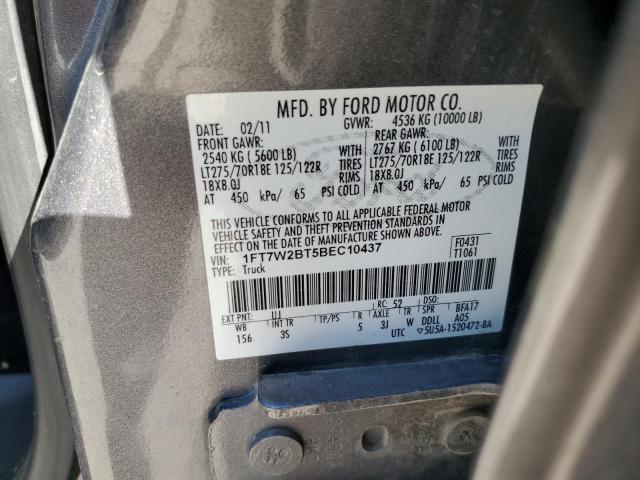 Photo 11 VIN: 1FT7W2BT5BEC10437 - FORD F250 SUPER 