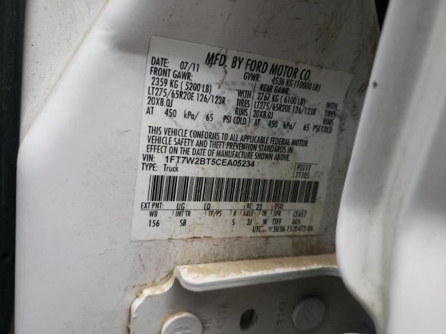 Photo 12 VIN: 1FT7W2BT5CEA05234 - FORD F250 SUPER 