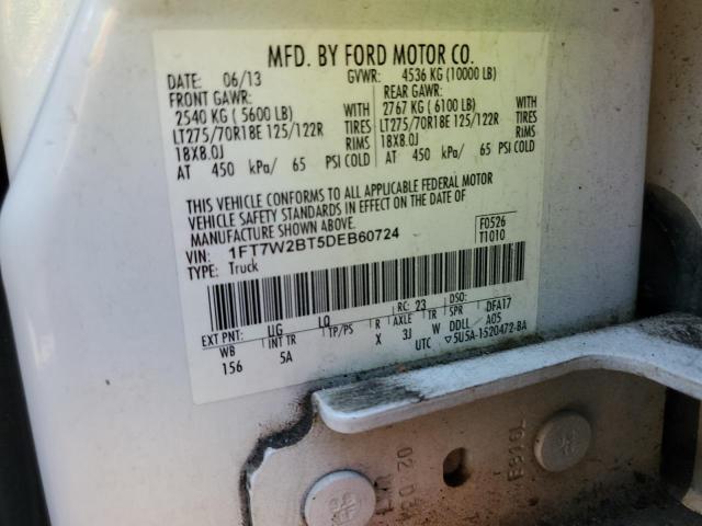 Photo 11 VIN: 1FT7W2BT5DEB60724 - FORD F250 SUPER 