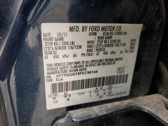 Photo 9 VIN: 1FT7W2BT5FEC96144 - FORD F250 SUPER 