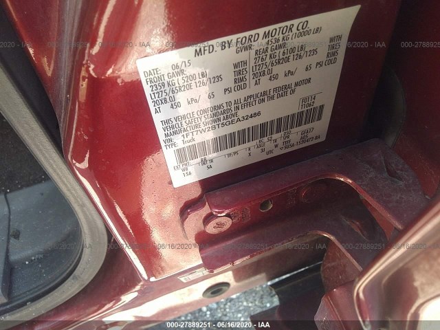 Photo 8 VIN: 1FT7W2BT5GEA32486 - FORD SUPER DUTY F-250 SRW 