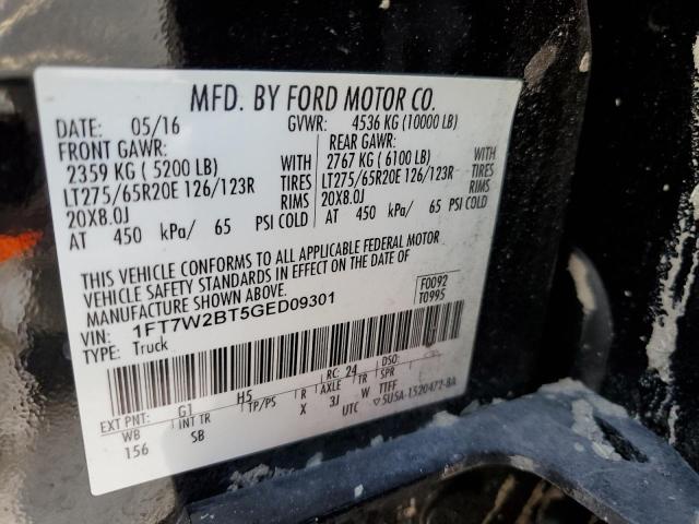 Photo 11 VIN: 1FT7W2BT5GED09301 - FORD F250 SUPER 