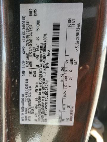 Photo 12 VIN: 1FT7W2BT5LEC28289 - FORD F250 SUPER 